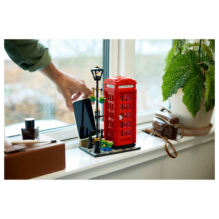 LEGO Ideas Cabina Telefónica Roja de Londres 21347 - Set de Construcción 1460 Piezas Adulto