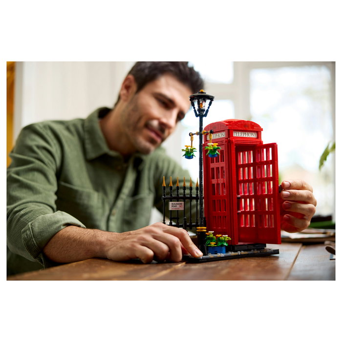 LEGO Ideas Cabina Telefónica Roja de Londres 21347 - Set de Construcción 1460 Piezas Adulto