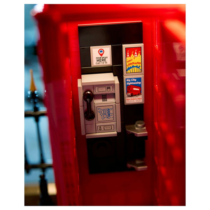 LEGO Ideas Cabina Telefónica Roja de Londres 21347 - Set de Construcción 1460 Piezas Adulto