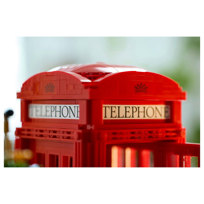 LEGO Ideas Cabina Telefónica Roja de Londres 21347 - Set de Construcción 1460 Piezas Adulto