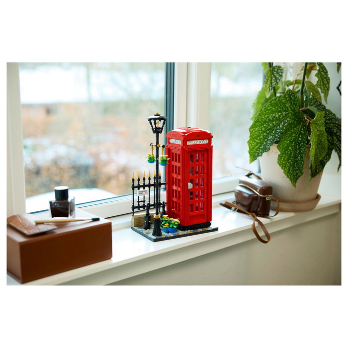 LEGO Ideas Cabina Telefónica Roja de Londres 21347 - Set de Construcción 1460 Piezas Adulto