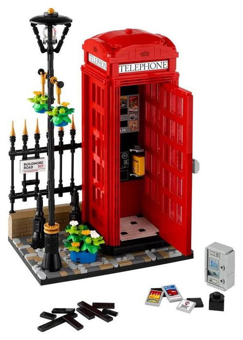 LEGO Ideas Cabina Telefónica Roja de Londres 21347