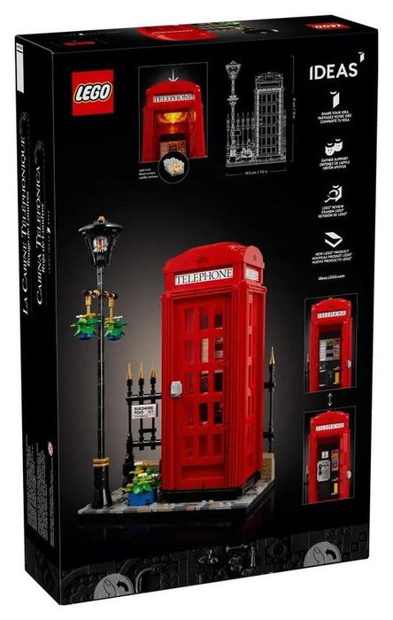 LEGO Ideas Cabina Telefónica Roja de Londres 21347