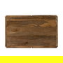 Mesa Centro Marrón Madera de Mango Salón 130 X 80 X 45 cm