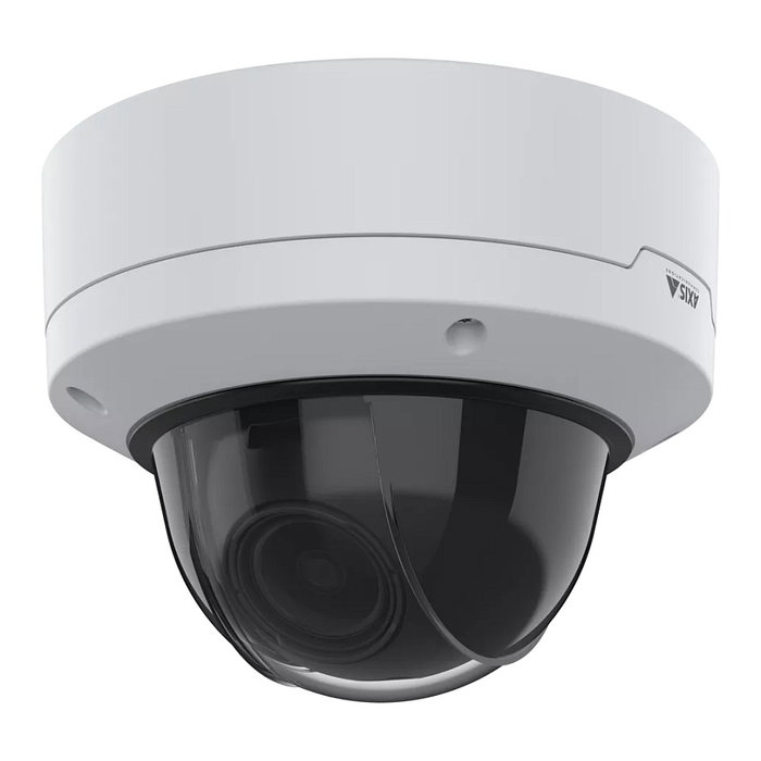 AXIS Cámara de Seguridad IP Dome Q3546-LVE 4MP con Zoom Óptico 2.2x, WDR, Visión Nocturna 60m, Resistente IP66 IK10, para Interior y Exterior