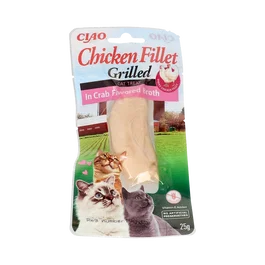 CHURU VET Cat Filete De Pollo En Caldo De Cangrejo 1 Bolsa De 25g