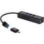 ICY BOX IB-HUB1419-LAN Hub USB 3.0 y Adaptador LAN Gigabit