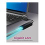 ICY BOX IB-HUB1419-LAN Hub USB 3.0 y Adaptador LAN Gigabit