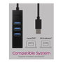ICY BOX IB-HUB1419-LAN Hub USB 3.0 y Adaptador LAN Gigabit
