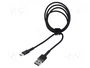 Baseus Cafule USB a USB-C 3A 1m Gris/Negro