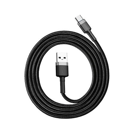 Baseus Cafule Cable USB Type A a USB Type C, 1m, Negro/Gris
