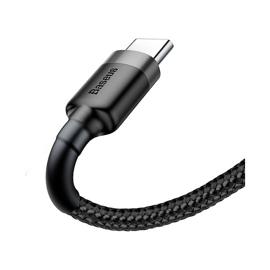 Baseus Cafule Cable USB Type A a USB Type C, 1m, Negro/Gris
