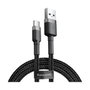 Baseus Cafule Cable USB Type A a USB Type C, 1m, Negro/Gris