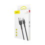 Baseus Cafule Cable USB Type A a USB Type C, 1m, Negro/Gris