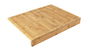 Quttin Tabla Cortar Bambú con Borde 45 cm x 35 cm x 1.2 cm (4 Unidades)