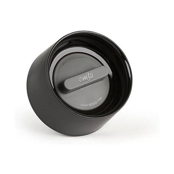 Emsa TRAVEL MUG Compact Thermobecher Negro/Acero Inoxidable 0,3 L Emsa TRAVEL MUG Compact Thermobecher Negro/Acero Inoxidable 0,3 L