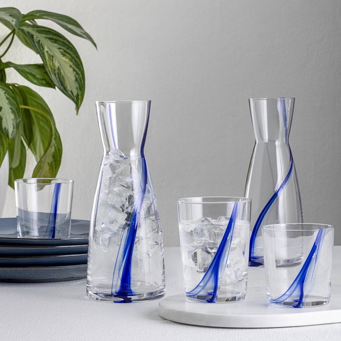 Bormioli Rocco Vaso Alto STRIA de Vidrio 35,5 cl Bormioli Rocco Vaso Alto STRIA de Vidrio 35,5 cl