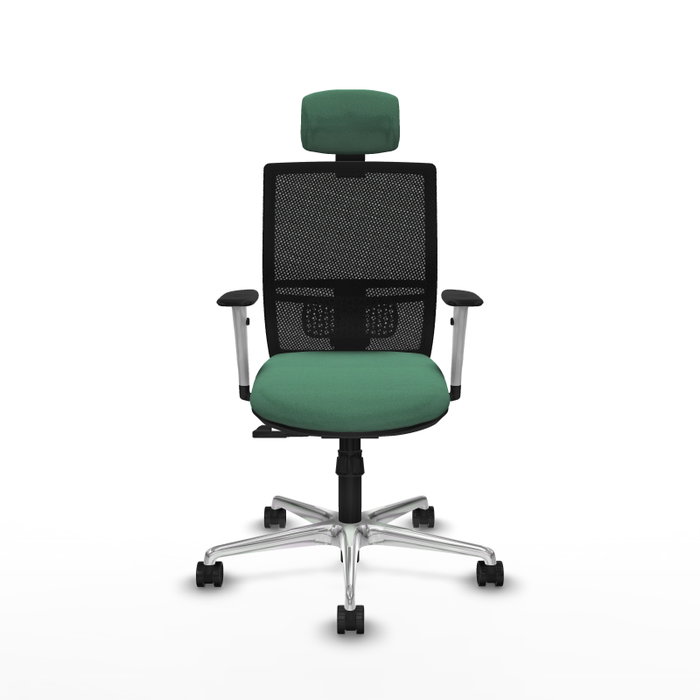 PIQUERAS Y CRESPO Silla de oficina Yunquera con mecanismo Sincro Verde esmeralda PIQUERAS Y CRESPO Silla de oficina Yunquera con mecanismo Sincro Verde esmeralda