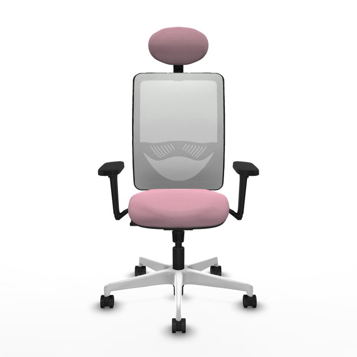 PIQUERAS Y CRESPO Silla de oficina Zulema Rosa con mecanismo Sincro PIQUERAS Y CRESPO Silla de oficina Zulema Rosa con mecanismo Sincro