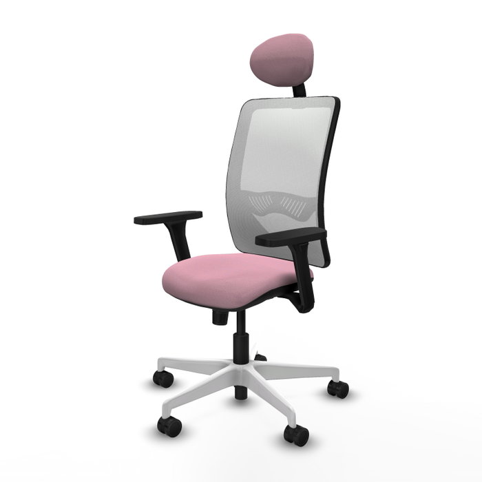 PIQUERAS Y CRESPO Silla de oficina Zulema Rosa con mecanismo Sincro PIQUERAS Y CRESPO Silla de oficina Zulema Rosa con mecanismo Sincro