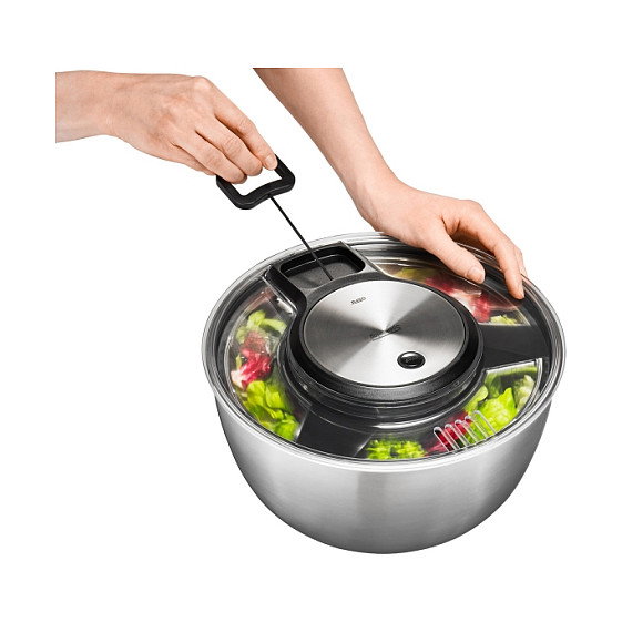 Gefu Speedwing Salad Spinner de acero inoxidable Gefu Speedwing Salad Spinner de acero inoxidable