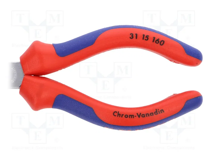 KNIPEX Alicates semiredondos alargados 160 mm