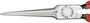 KNIPEX Alicates semiredondos alargados 160 mm