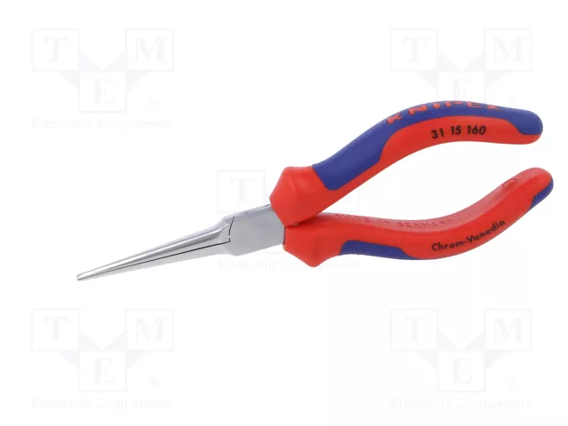 KNIPEX Alicates semiredondos alargados 160 mm