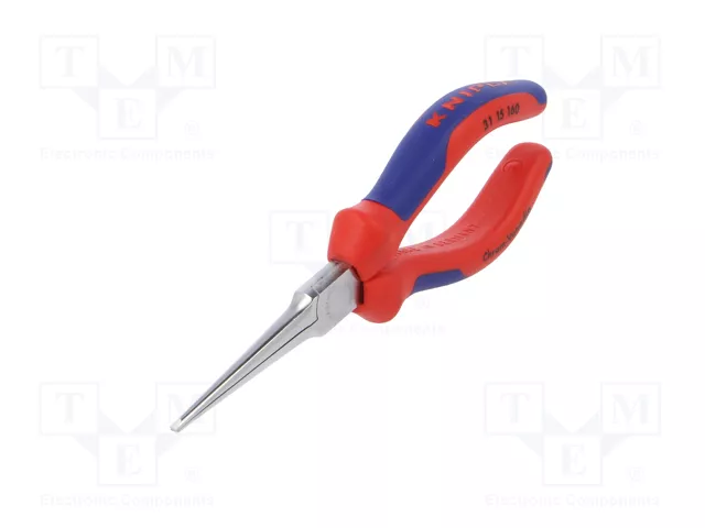 KNIPEX Alicates semiredondos alargados 160 mm