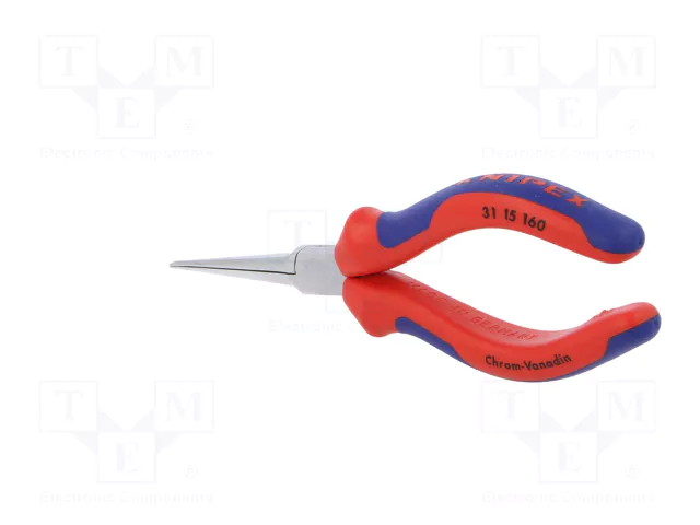 KNIPEX Alicates semiredondos alargados 160 mm