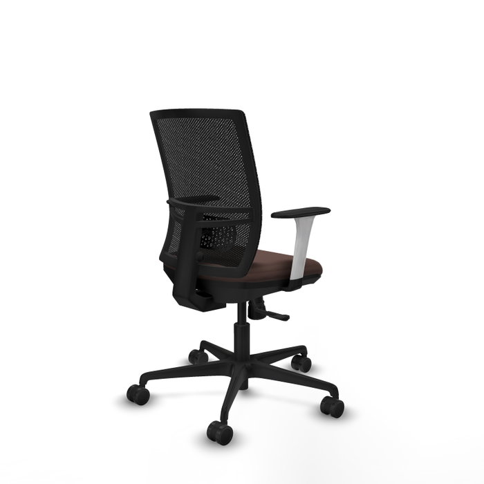 PIQUERAS Y CRESPO Silla de oficina Yunquera Marrón oscuro y Negro PIQUERAS Y CRESPO Silla de oficina Yunquera Marrón oscuro y Negro