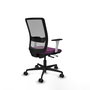PIQUERAS Y CRESPO Silla de oficina Haches con mecanismo Sincro/Traslack, Morado y Gris
