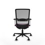 PIQUERAS Y CRESPO Silla de oficina Haches con mecanismo Sincro/Traslack, Morado y Gris