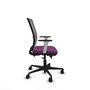 PIQUERAS Y CRESPO Silla de oficina Haches con mecanismo Sincro/Traslack, Morado y Gris