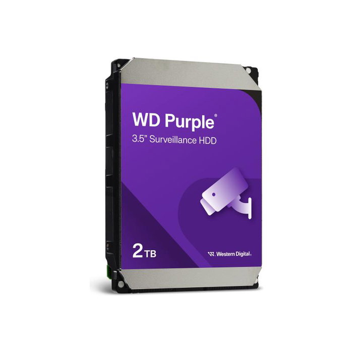 Western Digital WD23PURZ Disco Duro Interno Purple 2TB 3.5" para Videovigilancia