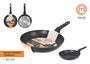 Masterchef Sarten 26 cm Aluminio Forjado 2.5 mm, Antiadherente (6 Unidades)