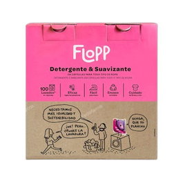 FLOPP Detergente y Suavizante en Cápsulas para Lavadora - 100 Cápsulas