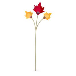 Swarovski Complemento Garden Tales-Autumn Leaves Hojas de Cristal y Metal