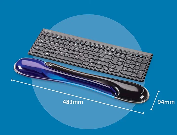 Kensington Duo Gel Keyboard Wrist Rest Azul/Negro