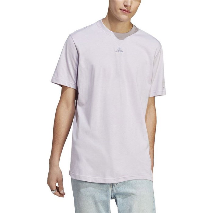 Camiseta de Manga Corta Hombre Adidas All Szn Lila 29