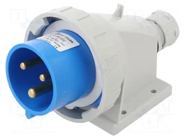 SEZ DK IPG 3232 Conector de alimentación AC trifásico 32A 3P 2P+PE