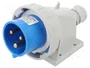 SEZ DK IPG 3232 Conector de alimentación AC trifásico 32A 3P 2P+PE