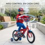 Huffy Bicicleta Spiderman 14" para niños 4/6 años - Idioma Español