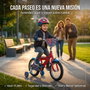 Huffy Bicicleta Spiderman 14" para niños 4/6 años - Idioma Español