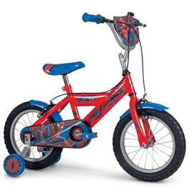 Huffy Bicicleta Spiderman 14" para niños 4/6 años - Idioma Español