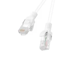 Lanberg PCU5-10CC-0100-W Cable de Red Patch Cable Cat5e U/UTP (UTP) RJ-45 1 Metro Blanco