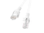 Lanberg PCU5-10CC-0100-W Cable de Red Patch Cable Cat5e U/UTP (UTP) RJ-45 1 Metro Blanco
