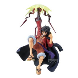 Banpresto Figura One Piece Monkey D. Luffy Battle Record Collection 15 cm PVC/ABS Figura Prepintada Escena Combate Dinamica