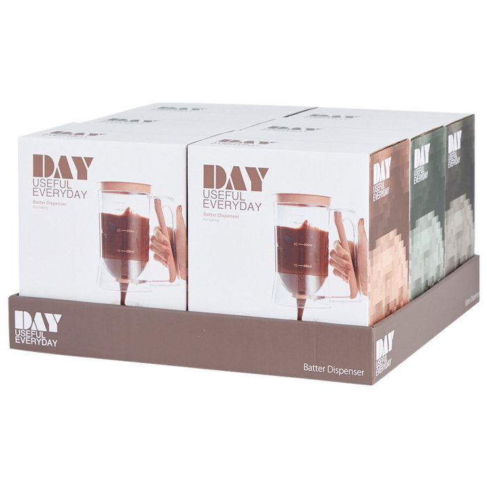 Day Jarra Dosificadora Masa 1 L con Asa para Repostería, Magdalenas, Crepes