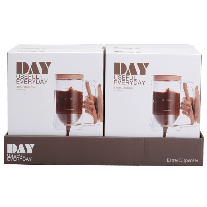 Day Jarra Dosificadora Masa 1 L con Asa para Repostería, Magdalenas, Crepes